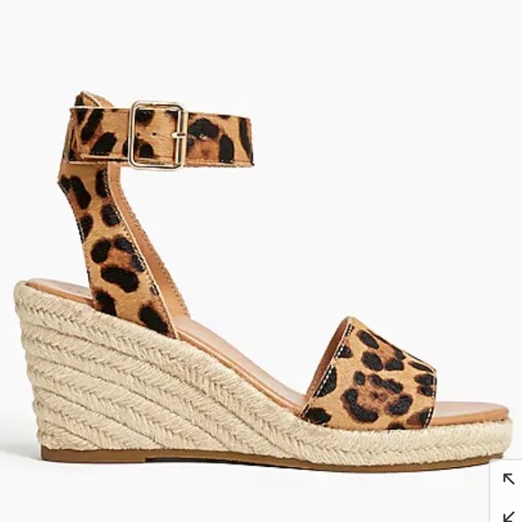 J. Crew Leopard Espadrilles - Size 7 - Picture 3 of 3